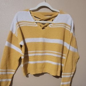 Women's S Teenbell yellow knitted oversized sweater